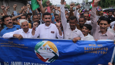 Photo of AJKPC leads Maali-cum-Chowkidars’ protest, demands daily wagers status for protestors