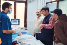 Photo of Puneet Mahajan visits GMC Jammu, enquires about health of injured persons