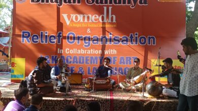 Photo of Vomedh’s Bhajan Sandhya at Mata Kheer Bhawani Temple Concludes with Standing Ovation