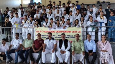 Photo of J&K UT Taekwondo Championship 2024-25 concludes Successfully