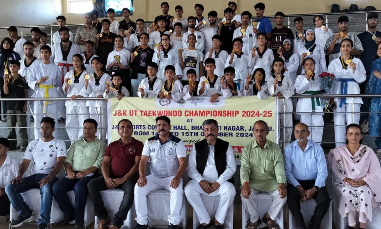 Photo of J&K UT Taekwondo Championship 2024-25 concludes Successfully