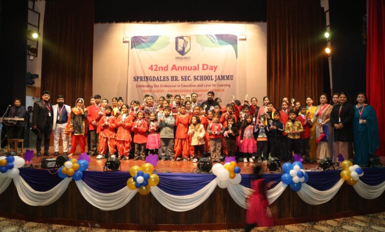 Photo of Spring Dales Higher Secondary School Jammu Shines Bright at its 42nd Annual Day Celebration