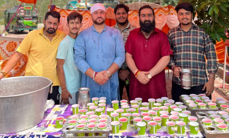 Photo of Kashmiri Pandit Youth Organize Milk and Roohafza Chabeel on Nirjala Ekadashi in Jammu
