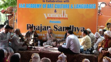 Photo of Devotional Harmonies Resonate at Kheer Bhawani as Vomedh Hosts Celestial Bhajan Sandhya